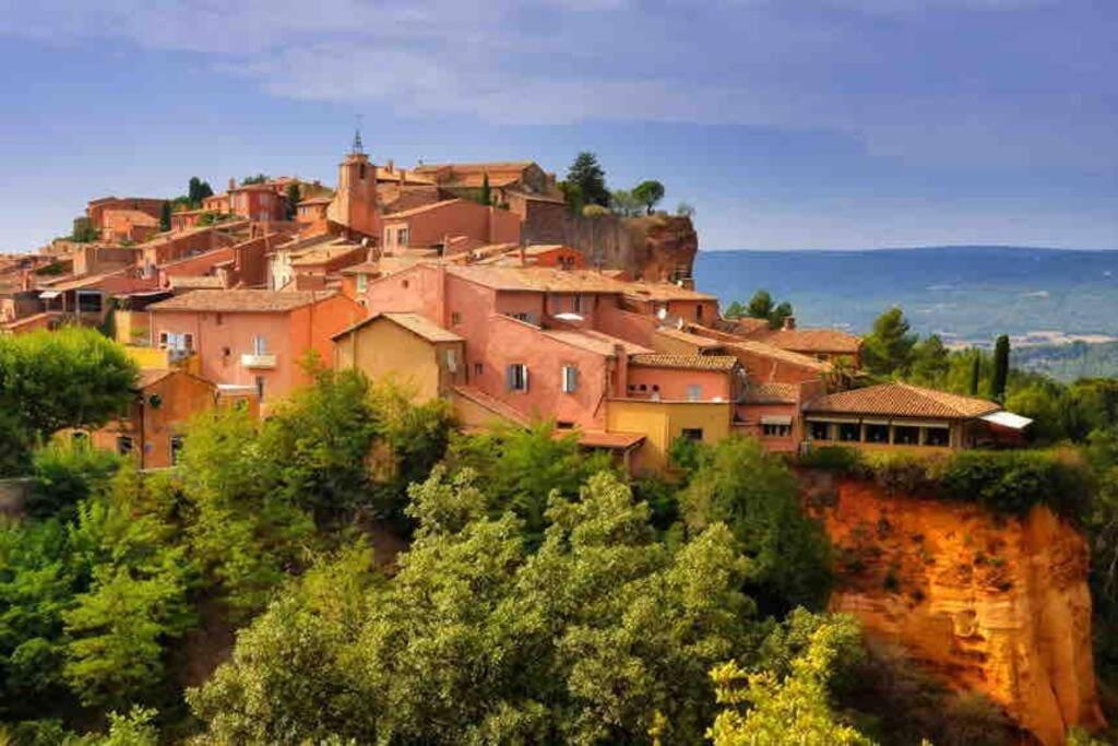 Soleil D'Ocre - Bastide A Roussillon Villa Roussillon en Isere Exteriör bild